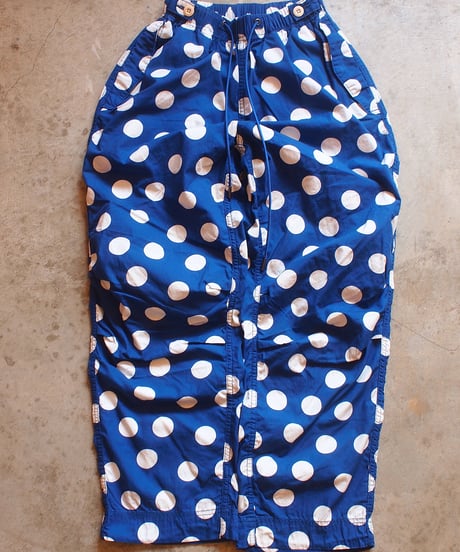 "IMPRESTORE" Polka Dot Trousers/Shorts[NAVY]