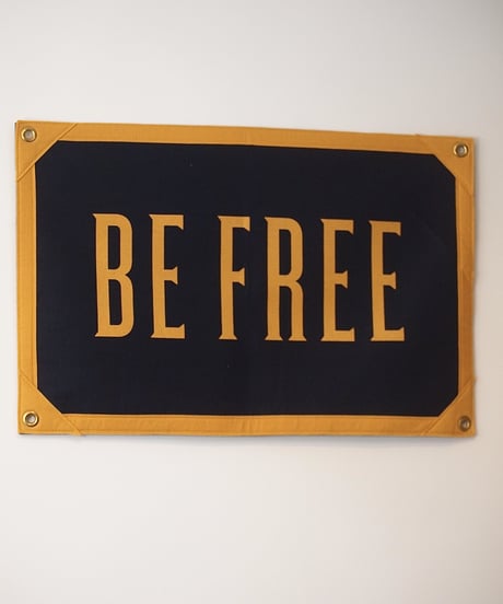 ""OXFORD PENNANT"BE FREE Camp Flag