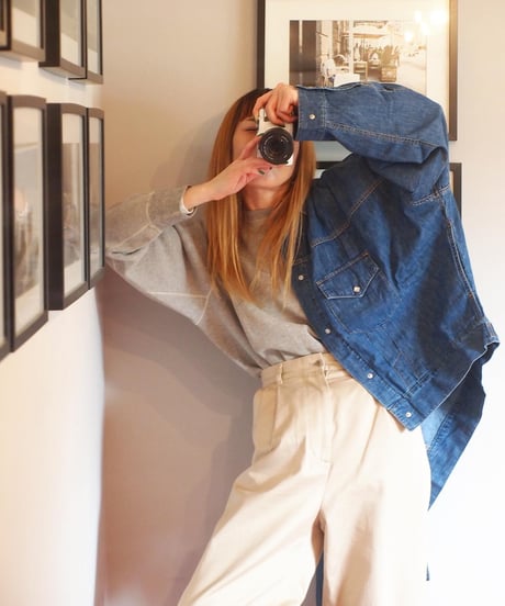 "IMPRESTORE"6.5oz Denim Western Short Jacket「LORRAINE」