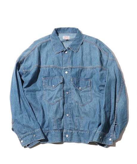 "IMPRESTORE"6.5oz Denim Western Short Jacket「LORRAINE」