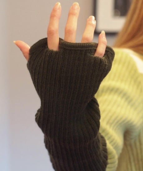 DEAD STOCK!! "DUTCH MILITARY" Open Finger Wrist Warmaer