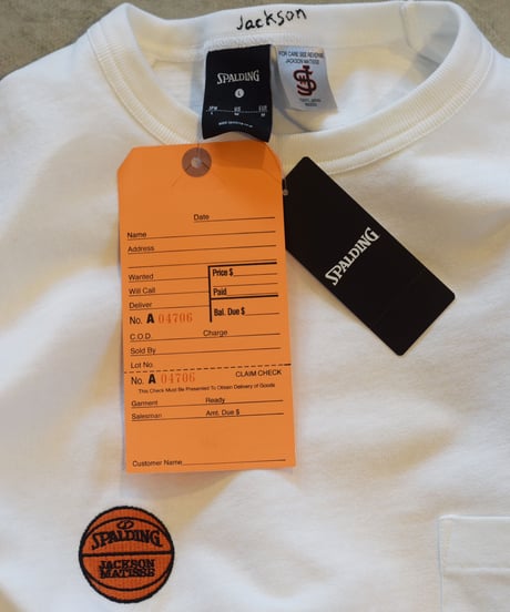 "JACSON MATISSE"SPALDING×JM Basketball Pocket Tee