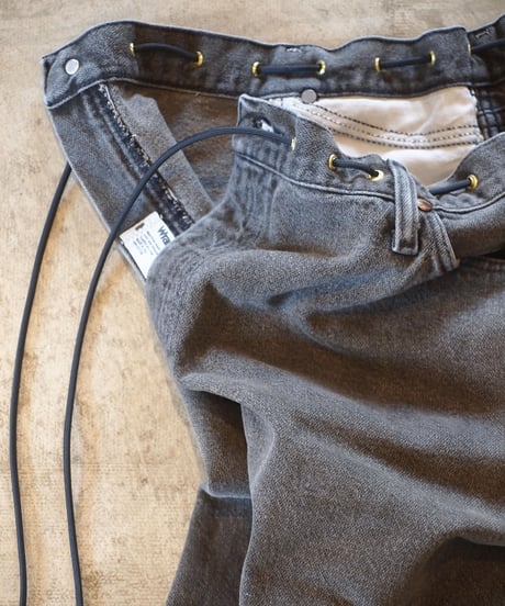 "KOUHEI TERRAI" Remake Cord Pants[Black Denim②]