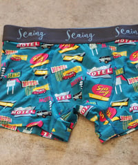 "Seaing" Boxer Pants[Motel]