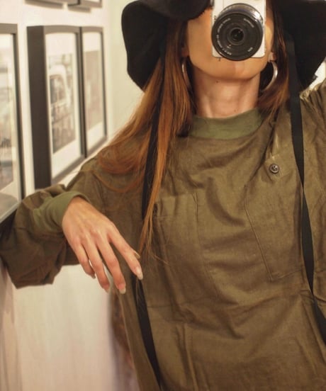 再入荷！"HUNGARIAN ARMY" Flannel Mock Neck Pull Over[DEAD STOCK]