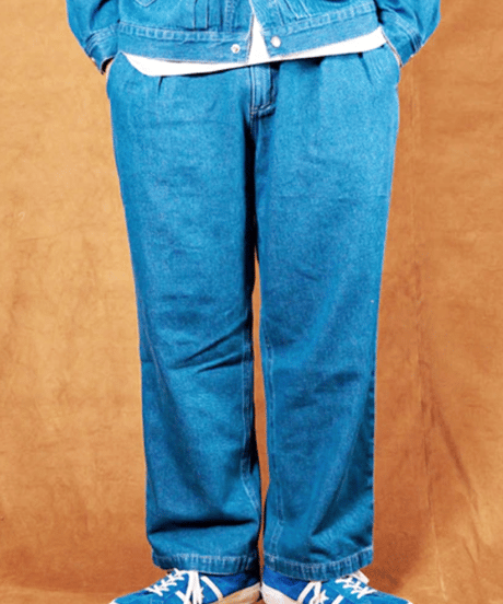 "Nasngwam"×”GOHEMP"LUMBER DENIM PANTS(Used Wash)