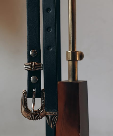 "MOONSHINE LEATHER"Del Rio Buckle Belt