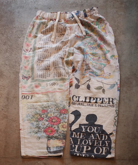 "Mr.RemakeMan."Vintage Tapestry Remake Easy Pants.①[Size:2(M)]