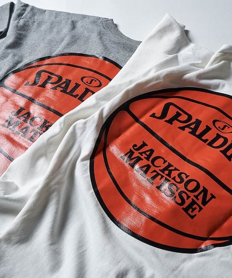 "JACSON MATISSE"SPALDING×JM Basketball Pocket Tee