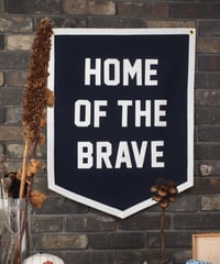 "OXFORD PENNANT"HOME OF THE BRAVE Championship Banner