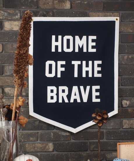 "OXFORD PENNANT"HOME OF THE BRAVE Championship Banner
