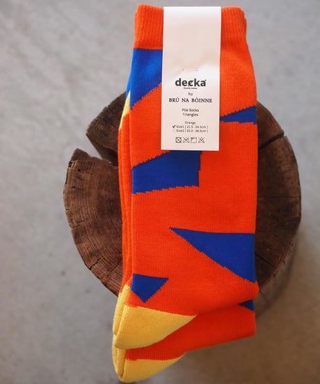 "DECKA QUALITY SOCKS BY BRU NA BOINNE"Pile Socks/Triangles