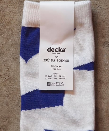 "DECKA QUALITY SOCKS BY BRU NA BOINNE"Pile Socks/Triangles