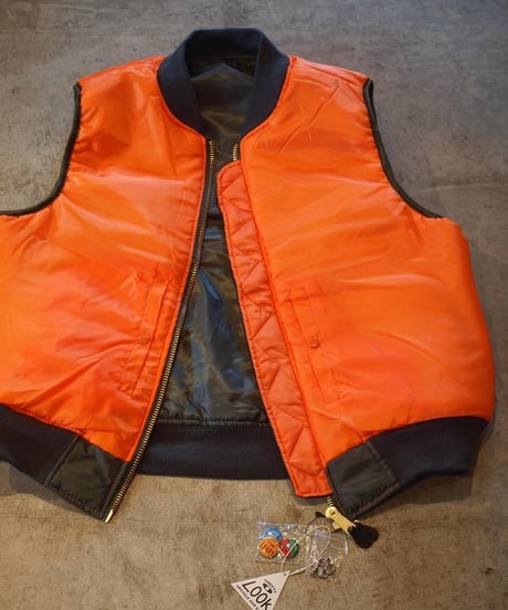 "THRIFTY LOOK"「 ROTHCO」MA-1 Black Panther Vest