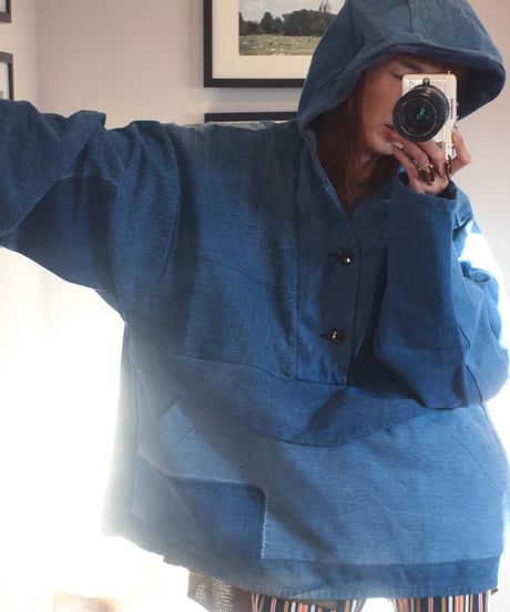 "SUNNY SIDE UP" Denim Anorak