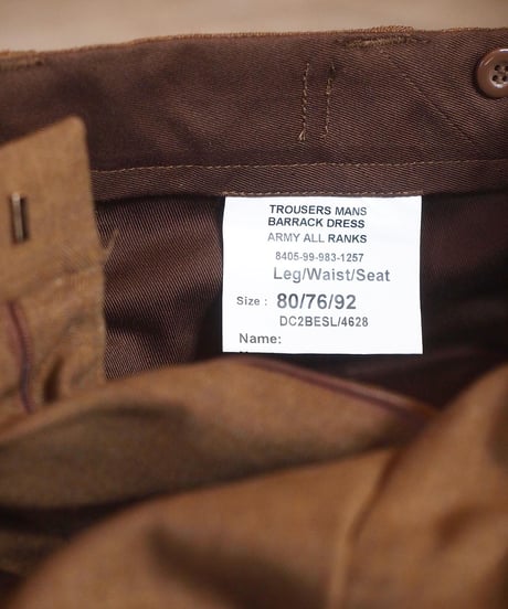 "BRITISH ARMY" Dress Pants[DEAD STOCK]