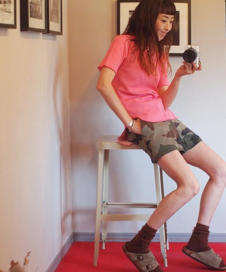 "FRENCH ARMY"CCE Camo Shorts