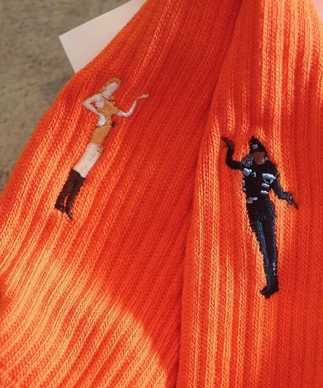 decka Quality socks by BRÚ NA BÓINNE Pile Socks / Embroidery / MJ