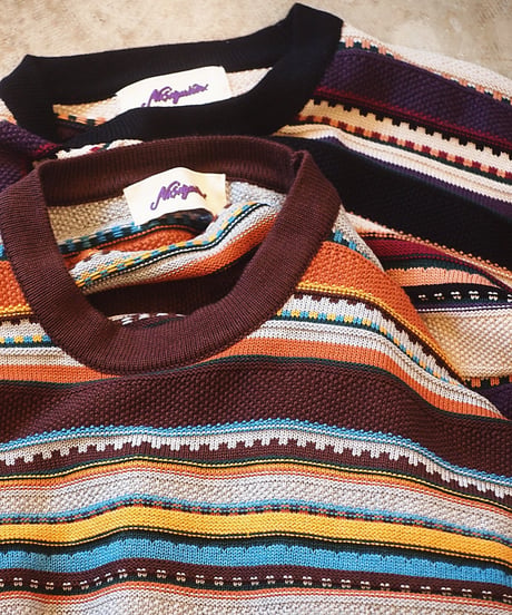 "Nasngwam" 90's BORDER KNIT