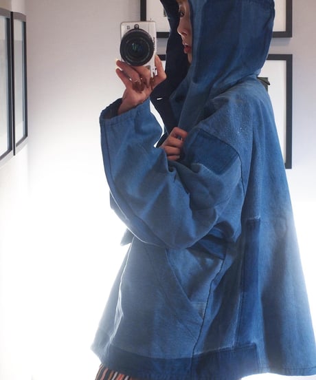 "SUNNY SIDE UP" Denim Anorak