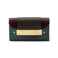 PUZZLE LONG WALLET ／ CYAN