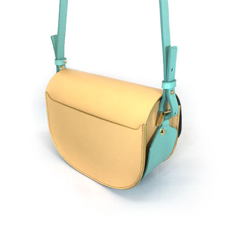 CHASSE BAG ／ BEIGE & SKY