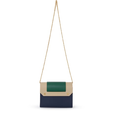 PUZZLE CHAIN BAG ／ NAVY