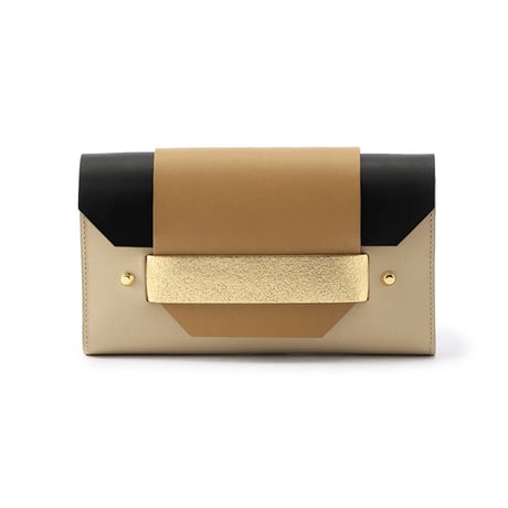 PUZZLE LONG WALLET ／ BEIGE