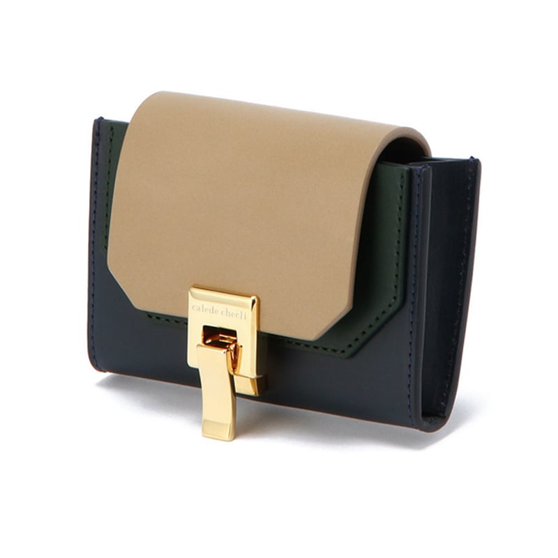 CARD HOLDER ／ NAVY | calede checli 