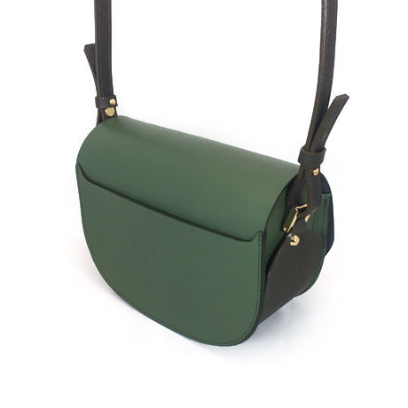 CHASSE BAG ／ GREEN & DARK BROWN