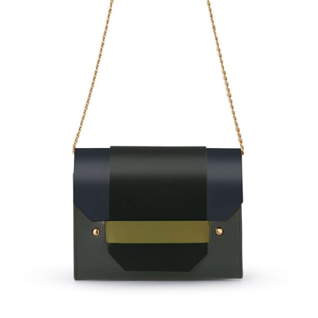 PUZZLE CHAIN BAG ／ GRAY