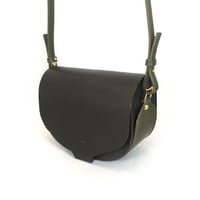 CHASSE BAG ／ DARK BROWN & KAHKI