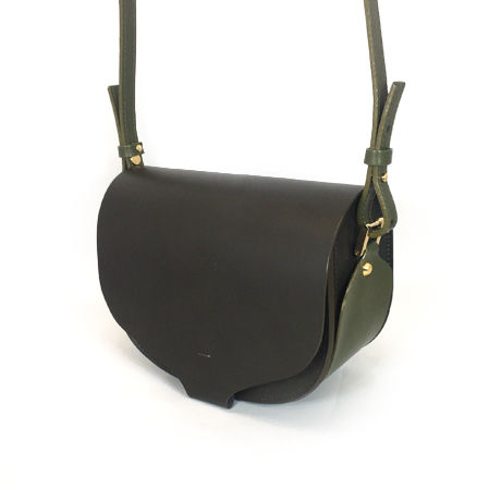 CHASSE BAG ／ DARK BROWN & KAHKI