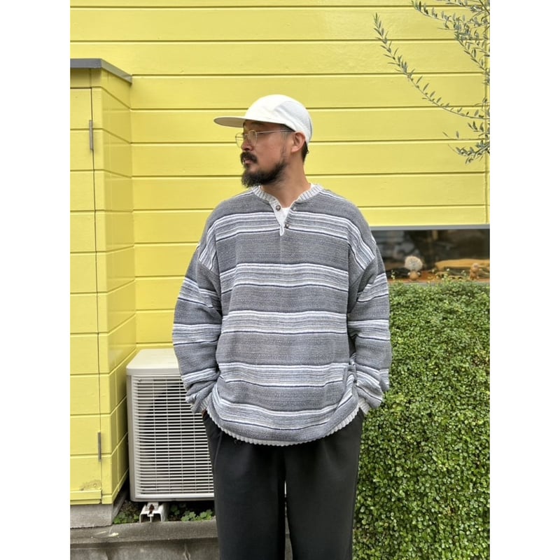 ウールリッチ Lサイズ 90's ヘンリーネック ヴィンテージ アメリカ製 Made in USA / 90's Woolrich / Henley Neck Cotto