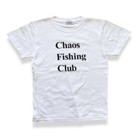 Chaos Fishing Club / LOGO KIDS S/S WHITE