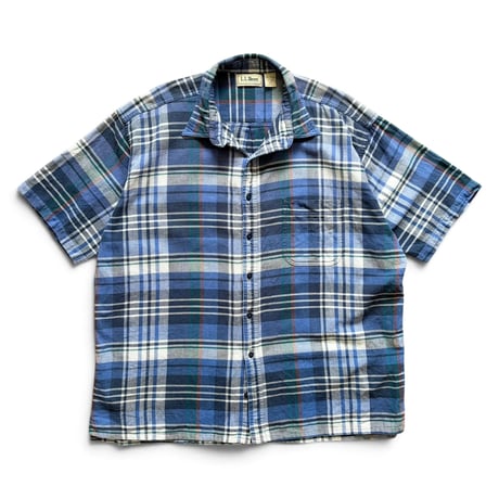 Made in USA / 90's L.L.Bean / Cool Weave Shirt / XL / Used