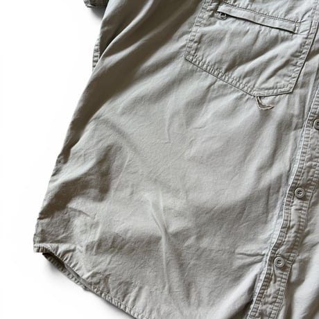 Eddie Bauer / Cotton Field Shirt / Stone XL / Used