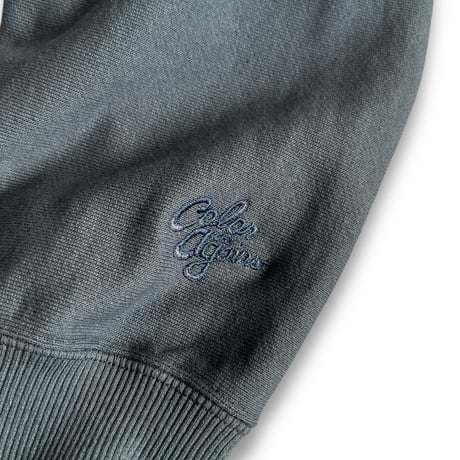 Color at Against Originals / Heavy Cotton 15oz. Crew / Dark Slate