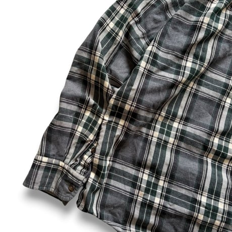 90's J.CREW / Plaid B.D.Shirt / XL / Used