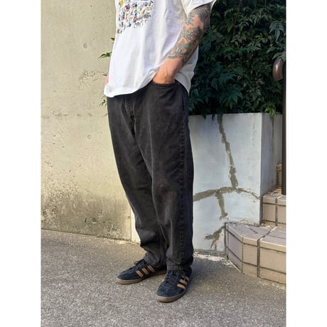 Made in USA / 90's Levi's / 560 Denim Pants Length Custom / Black 36 / Used