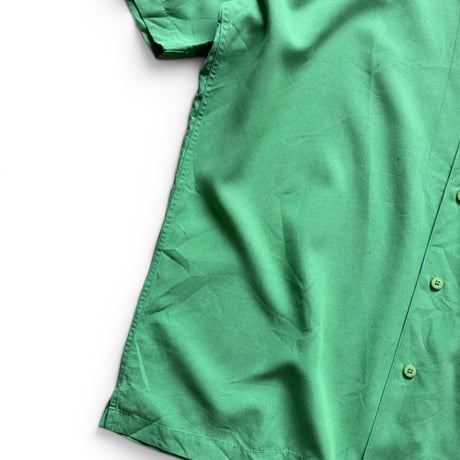 BUGATCHI / Open Collared Shirt / Green L / Used