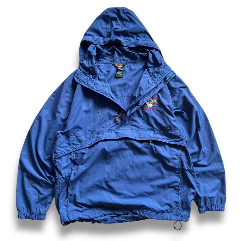 希少00's archive Colombia ナイロンアノラック　パッカブル 名品] 80s L.L.Bean ナイロン パッカブル アノラック ラグラン