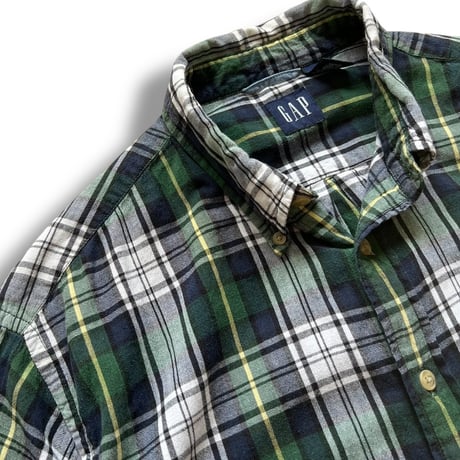00's GAP / Plaid Shirt / L / Used