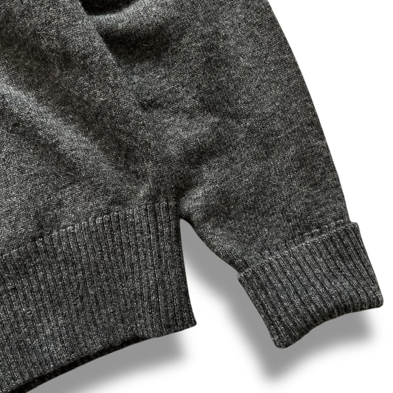 Color at Against / Wool Cardigan / Charcoal Gre