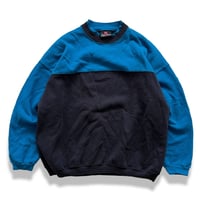 Made in USA / 90's Hanes / Bi Color Sweat / Blue XXL / Used