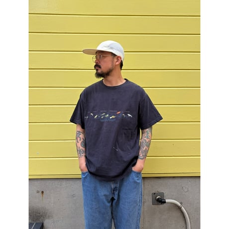 Fishing Lure Tee / Black XL / Used