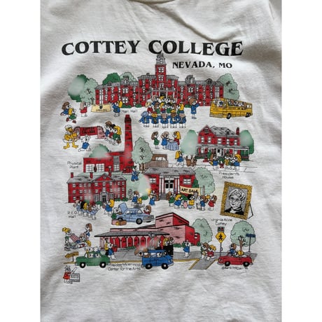 90's Illustration Tee / White XL / Used