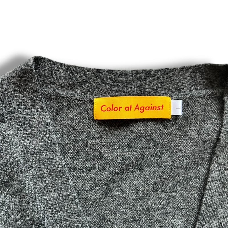 Color at Against / Wool Cardigan / Charcoal Gre