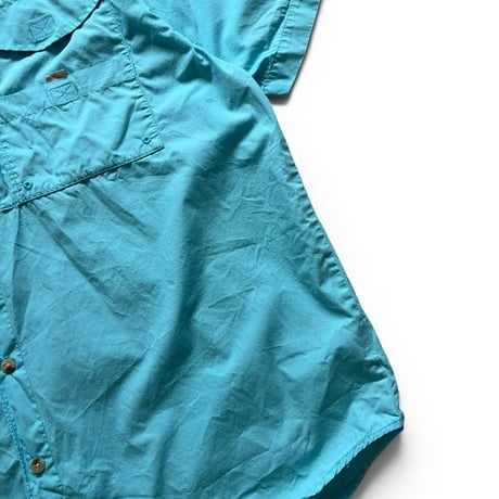 00's Columbia / PFG Field Shirt / Mint Blue L / Used