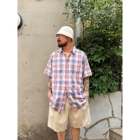POLO SPORT / Plaid Shirt / XL / Used